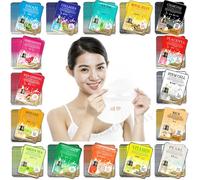 Confezione Maschera Viso Essenza Coreana 42 Pezzi Set Strisce Naso Maschera V...