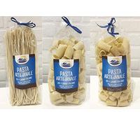 Confezione mini dispensa - Spaghetti, Paccheri rigati, Rigatoni - Pasta prodotta con metodo artigianale - 1 Confezione per tipo da 500gr