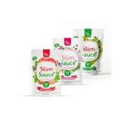 Confezione mista CleanFoods Slimsauce I 1 pomodori da 26 kcal I 1 carbonara vegetariana da 47 kcal I 1 pesto verde da 64 kcal I 3 sughi per pasta da provare