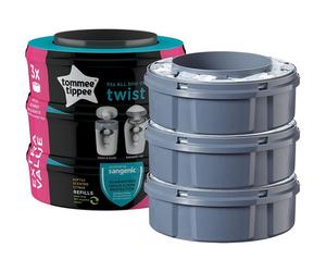 Confezione Multipack 3 Ricariche Universali Sangenic Tec e Twist Click Tommee Tippee