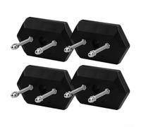 Confezione multipla da 4 supporti da parete per skateboard, soluzione di archiviazione affidabile con viti per l'organizzazione (4 pezzi)