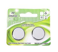 Confezione multipla pile a bottone litio 2032 da 2/4, fonti alimentazione da 3 V Batteria a bottone litio 2032 da 3 V per dispositivi elettronici, batterie elettroniche