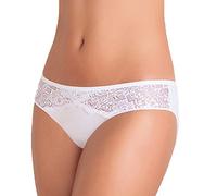 Confezione N. 6 Slip Mini Donna in Cotone BIELASTICO E Pizzo. Disponibile in Tre Varianti Colore - Bianco, Nero o Assortito.
