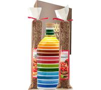 Confezione Olio Arcobaleno con Bruschetta Piccante e Bruschetta Classica NV
