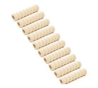 Confezione paraurti per maniglia della porta per protezione da parete, 2 oltre 10 protezioni in gomma nitrilica, layout con fermo, a spirale, antiscivolo e ammortizzanti (10 pezzi)