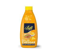 Confezione Per Biffi Salsa Cheddar, Salsa al Formaggio per Hamburger e Nachos, 875 ml
