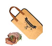 Confezione per carne per barbecue - Borsa per griglia riutilizzabile da 37,8 x 53,4 x 16,8 cm, coperchio a prova di fuoriuscita | di controllo del calore di blocco della succosità Strumento di