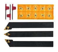 Confezione Porta Utensili Affidabile Acciaio Lega Con Inserti Tornitura Premium