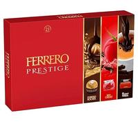 Confezione Prestige di 21 Cioccolatini Assortiti con Rocher, Pocket Coffee e Moncheri, Scatola Elegante, per ferrero Prestige 246g