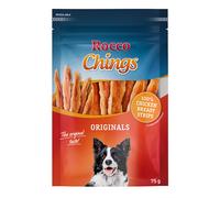 Confezione prova: 75 g Rocco Chings Originals Snack per cani - Strisce di petto di pollo