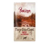 Confezione prova! Purizon Crocchette, Alimenti umidi e Snack per cane - 5 g snack Manzo con Pollo