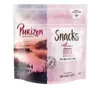 Confezione prova: Purizon Crocchette, Alimenti umidi e Snack per gatto - 40 g snack Anatra con Pesce