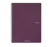 Confezione Pz 5 Maxiquaderno Ecoqua A4 1r Spirale 70fg 90gr Vino