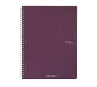 Confezione Pz 5 Maxiquaderno Ecoqua A4 5mm Spirale 70fg 90gr Vino