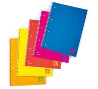 Confezione Pz 5 Maxiquaderno Spirale One Color Fluo 1r