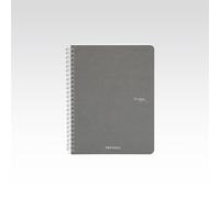 Confezione Pz 5 Quaderno Ecoqua A5 1r Spirale 70fg 90gr Antracite