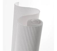 Confezione Pz 5 Rotolo Cartone Ondulato Gr.300 Cm.50x70 1-Bianco | Canson