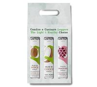 Confezione Regalo 3 x 200 ml spray nutraceutico: olio di Noce, di Cocco e di Vinacciolo - Salute & Benessere - 100% Naturale,100% Leggero, 100% Facile