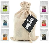 Confezione Regalo - COFFEES OF THE WORLD | Caffè in Grani 600g (6 x 100g) - 6 Pregiate Qualità di Caffè Monorigine | Idea Regalo per Lui o per Lei