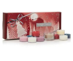 Confezione Regalo con 10 Candele e 1 Porta Candela Linea Tea Light