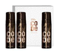 Confezione regalo con codice Chrome Body Perfume, confezione da 3 (120 ml ciascuno)