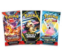 Confezione regalo di 3 carte Pokemon, 3 buste assortite di Mega Evolutions, set Scarlet e Violet | TCG Dragon Authenticated