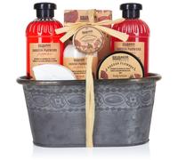 Confezione Regalo Donna Beauty Set Fiori di Papavero 7 Pezzi Cura del Corpo