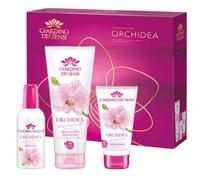 Confezione Regalo Giardino dei Sensi - Cofanetto con Profumo 100ml , Creme Corpo 250ml e Crema Mani 75ml (Orchidea Romantica)