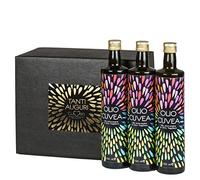 Confezione Regalo L'OLIO PER TRE Cuvea - Confezione Regalo con 3 bottiglie di olio extravergine di oliva taggiasca