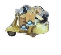 Confezione regalo moto oro set da bagno 3pz Due esse christmas