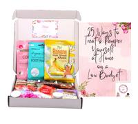 Confezione regalo per coccole,Cioccolata calda, biscotti, foglio di capelli, maschera al collagene, pacchetto di piedi, candele, cialde, cioccolato e marshmallow, orgogliosi di te, pensando di te