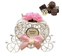 Confezione regalo per invitati al matrimonio - Scatola di zucchero creativa a forma di cuore per matrimonio | Scatola d'amore decorativa, scatole regalo di cioccolato, scatola regalo di nozze per il c