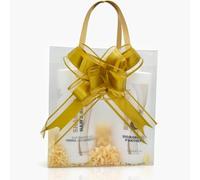 Confezione regalo per la cura del corpo, confezione regalo, gel doccia ambra, sandalo, lozione per il corpo, olio di cocco biologico, 2 x 1 l