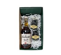 Confezione regalo - Rum - Verde - Favorite Cœur de Canne vieux 4 ans - Mandorle rivestite di Provenza du Petit Duc
