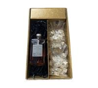 Confezione regalo - Whisky - Oro - NIKKA From the barrel - Torrone bianco MAISON JONQUIER