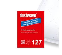 Confezione risparmio - 10 sacchetti per aspirapolvere adatti per aspirapolvere Hoover - MX 63 - Dustwave® - Made in Germany + microfiltro