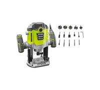 Confezione RYOBI Router elettrico RRT1600-K - 1600W - 254mm - Set di 15 frese miste - RAKRBS15
