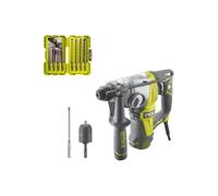 Confezione RYOBI - Trapano a scalpello RSDS800-KC - SDSPLUS 800W - 4 modalità - Scatola di impilamento 8 bit RAK08SDS2