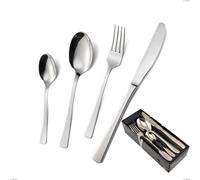 Confezione salvaspazio 24 pezzi doram, Acciaio inox Aisi 304 lucido, spessore 2.5 mm cromo