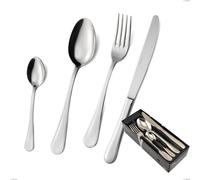 Confezione salvaspazio 24 pezzi perles, Acciaio inox Aisi 304 lucido, spessore 2.5 mm, design Classico cromo