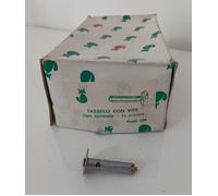 Confezione Scatola 200 Pezzi Tasselli in Acciaio con Vite Tipo Normale