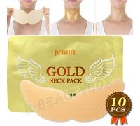 Confezione Scollature Patch Collo PETITFEE Oro Maschera Collo Fogli Cosmetici...