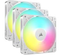 Confezione tripla di ventole CORSAIR RS120 ARGB PWM da 120 mm - Bianco
