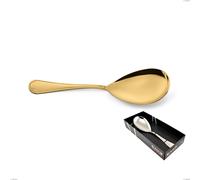 Confezione vetrina 1 pezzi pala riso Domus Gold, Acciaio 18/10, spessore 3 mm cromo