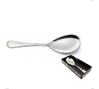 Confezione vetrina 1 pezzi pala riso Luigi XVI, Acciaio Inox 18.10 (AISI304), spessore 3.00 mm cromo