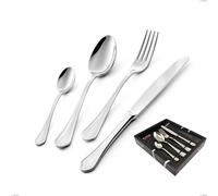 Confezione vetrina 24 pezzi Domus, inox 18.10 (AISI304), spessore 3.0 mm cromo