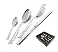 Confezione vetrina 24 pezzi Infinity acciaio lucido 2,5 mm, 18/10 (AISI304) , spessore 2,5 mm cromo