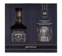 Confezione Whisky Jack Daniel's Single Barrel cl.70 + 1 Bicchiere Degustazione