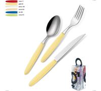 Confezione You&Me 24 pezzi posate Light, acciaio 18.c multicolor