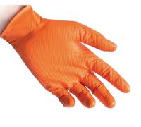 CONFEZIONI 10 PACCHI GLOVELY GUANTI IN NITRILE MODELLO TECH SUPER SPESSORIATO OR
